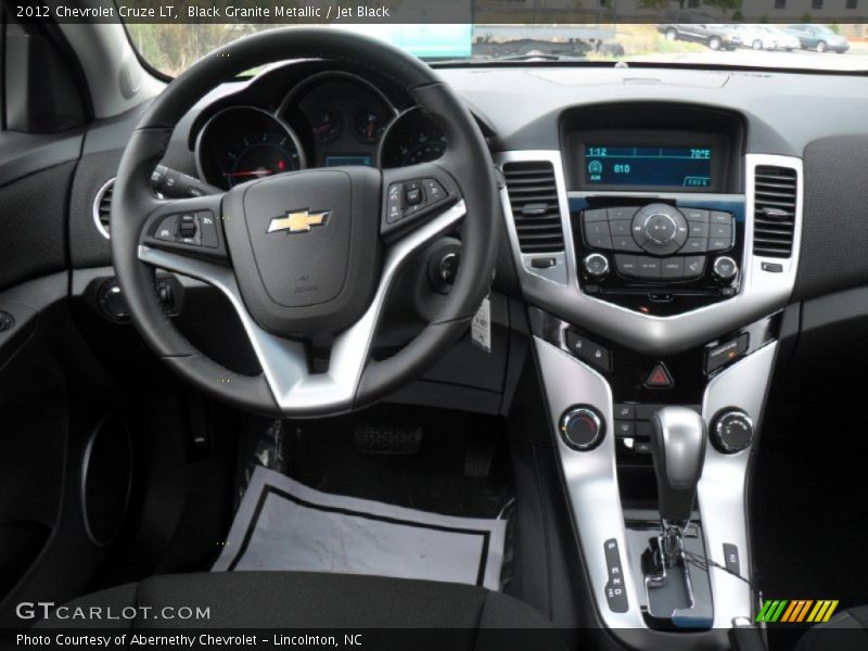 Black Granite Metallic / Jet Black 2012 Chevrolet Cruze LT