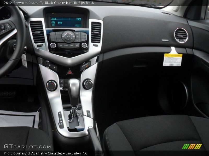Black Granite Metallic / Jet Black 2012 Chevrolet Cruze LT