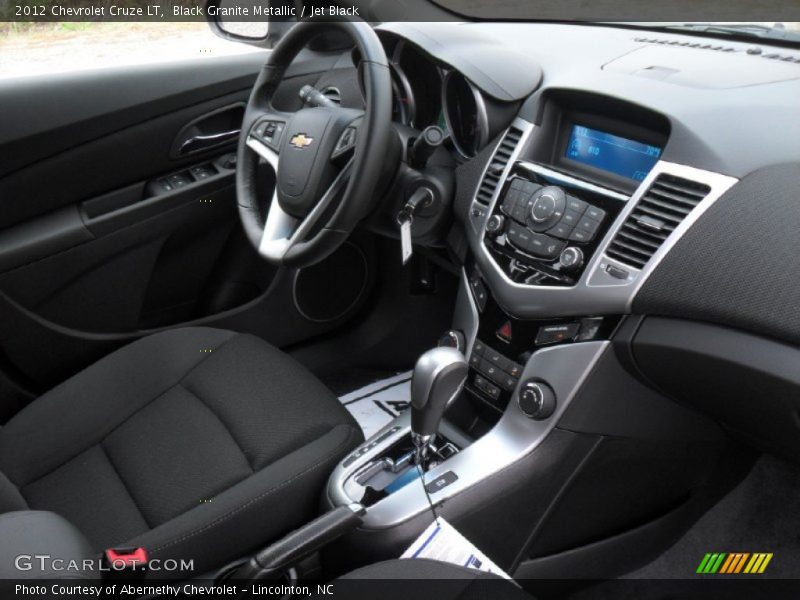 Black Granite Metallic / Jet Black 2012 Chevrolet Cruze LT