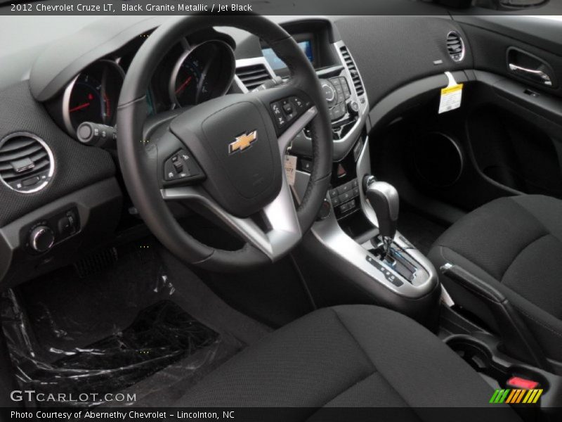 Black Granite Metallic / Jet Black 2012 Chevrolet Cruze LT