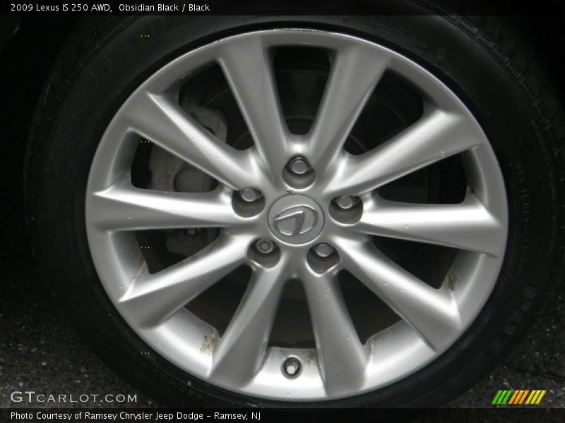 Obsidian Black / Black 2009 Lexus IS 250 AWD