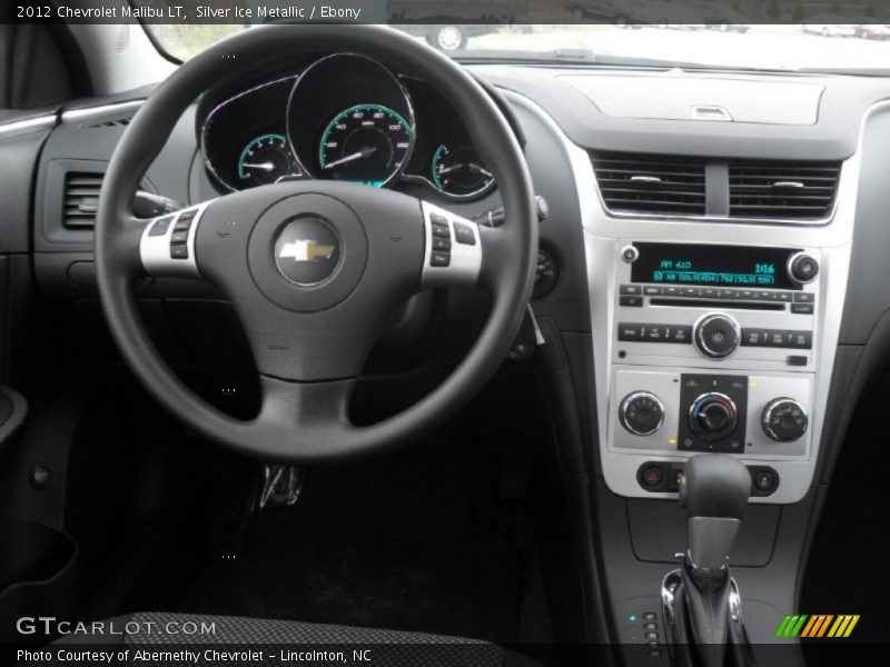 Silver Ice Metallic / Ebony 2012 Chevrolet Malibu LT