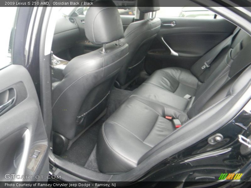 Obsidian Black / Black 2009 Lexus IS 250 AWD