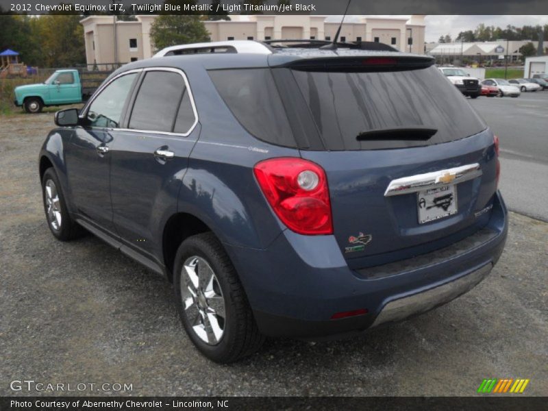 Twilight Blue Metallic / Light Titanium/Jet Black 2012 Chevrolet Equinox LTZ