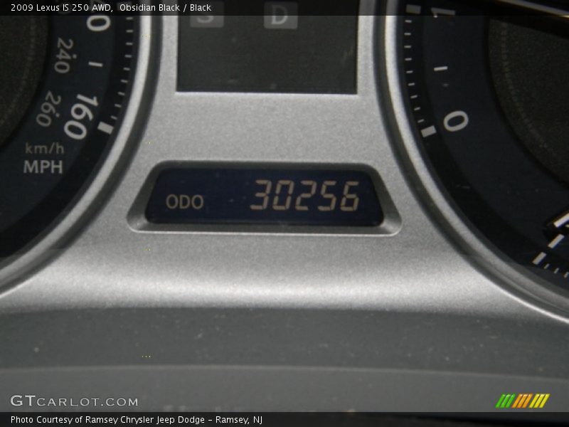 Obsidian Black / Black 2009 Lexus IS 250 AWD