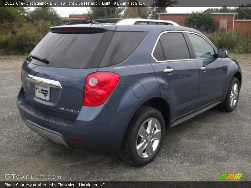 Twilight Blue Metallic / Light Titanium/Jet Black 2012 Chevrolet Equinox LTZ