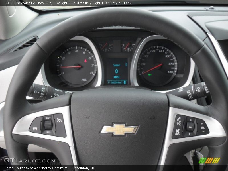 Twilight Blue Metallic / Light Titanium/Jet Black 2012 Chevrolet Equinox LTZ