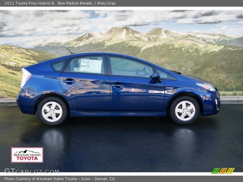 Blue Ribbon Metallic / Misty Gray 2011 Toyota Prius Hybrid III