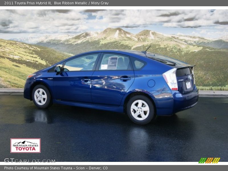Blue Ribbon Metallic / Misty Gray 2011 Toyota Prius Hybrid III