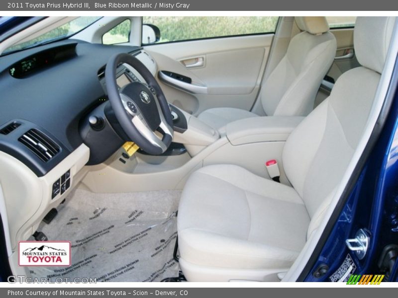 Blue Ribbon Metallic / Misty Gray 2011 Toyota Prius Hybrid III