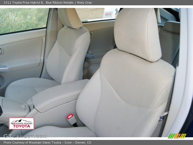 Blue Ribbon Metallic / Misty Gray 2011 Toyota Prius Hybrid III
