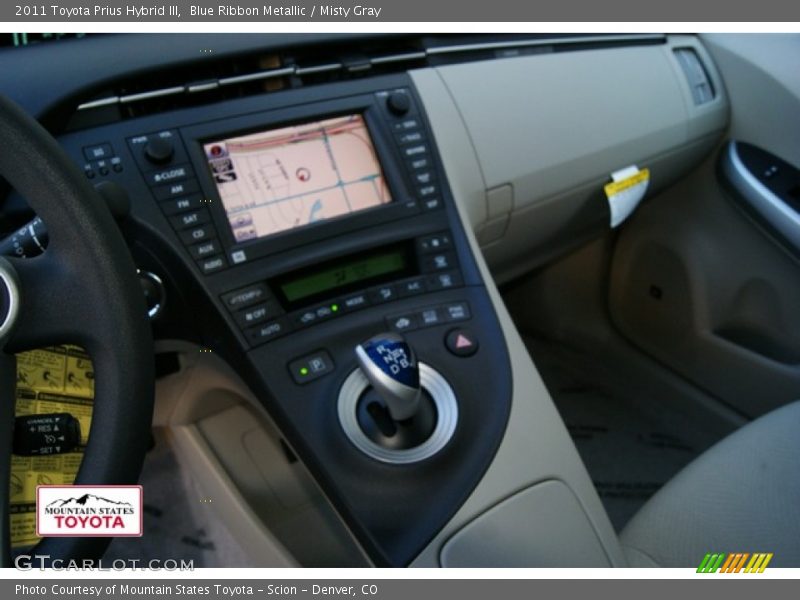 Blue Ribbon Metallic / Misty Gray 2011 Toyota Prius Hybrid III