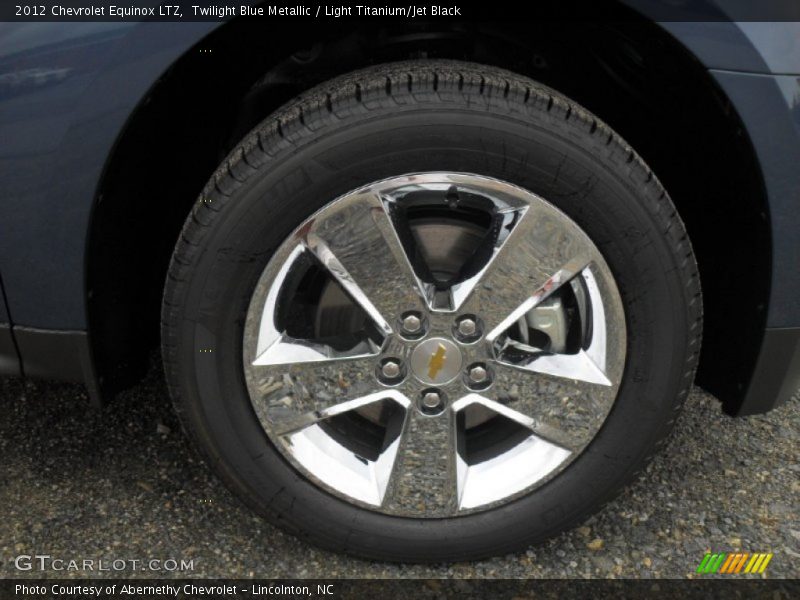 Twilight Blue Metallic / Light Titanium/Jet Black 2012 Chevrolet Equinox LTZ