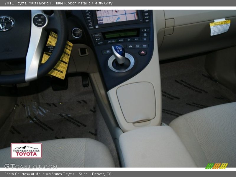 Blue Ribbon Metallic / Misty Gray 2011 Toyota Prius Hybrid III