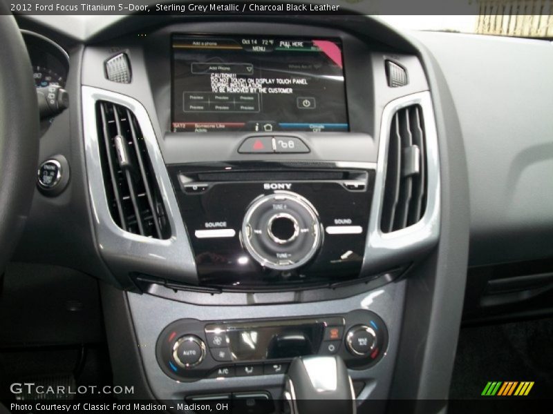 Controls of 2012 Focus Titanium 5-Door
