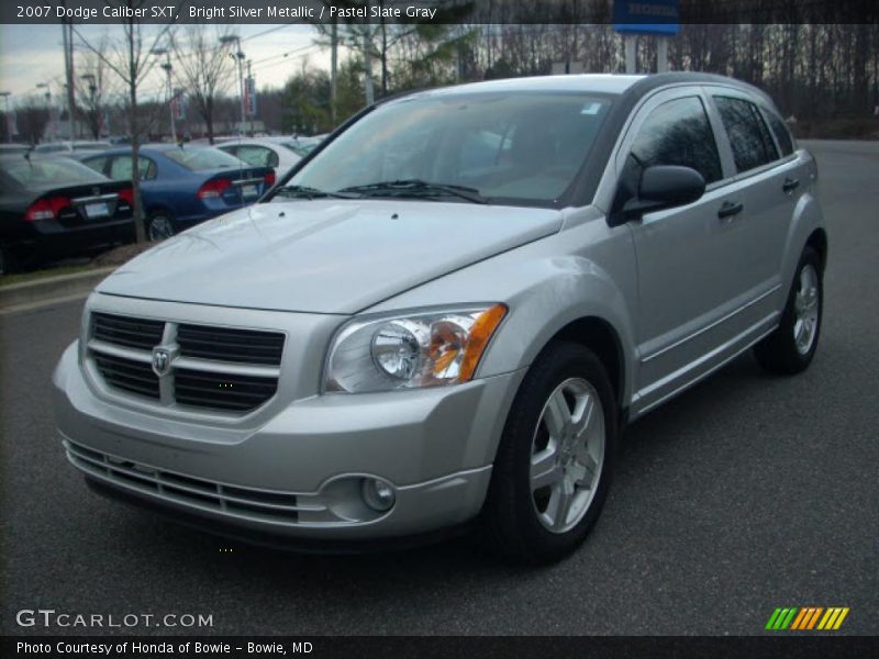 Bright Silver Metallic / Pastel Slate Gray 2007 Dodge Caliber SXT