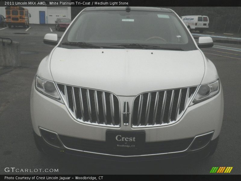 White Platinum Tri-Coat / Medium Light Stone 2011 Lincoln MKX AWD