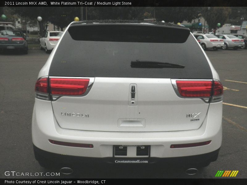 White Platinum Tri-Coat / Medium Light Stone 2011 Lincoln MKX AWD