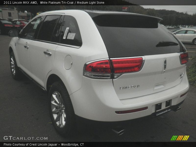 White Platinum Tri-Coat / Medium Light Stone 2011 Lincoln MKX AWD