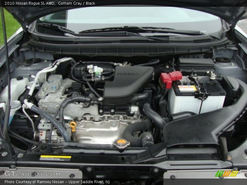 Gotham Gray / Black 2010 Nissan Rogue SL AWD