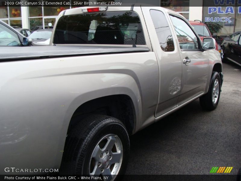 Silver Birch Metallic / Ebony 2009 GMC Canyon SLE Extended Cab