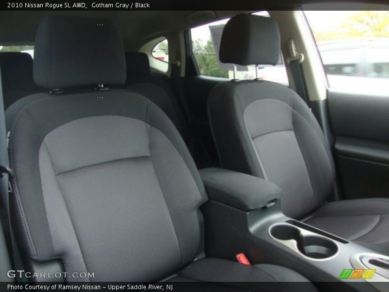 Gotham Gray / Black 2010 Nissan Rogue SL AWD