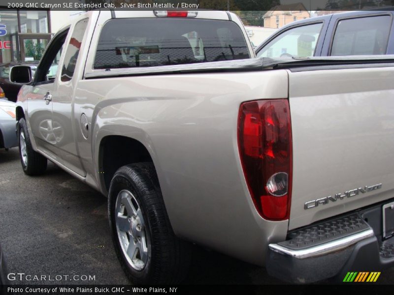Silver Birch Metallic / Ebony 2009 GMC Canyon SLE Extended Cab