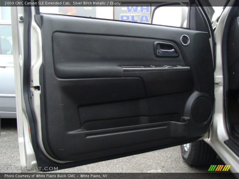 Silver Birch Metallic / Ebony 2009 GMC Canyon SLE Extended Cab