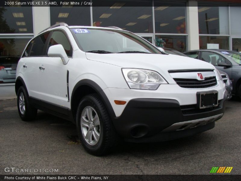 Polar White / Gray 2008 Saturn VUE XE 3.5 AWD