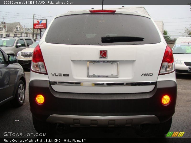 Polar White / Gray 2008 Saturn VUE XE 3.5 AWD