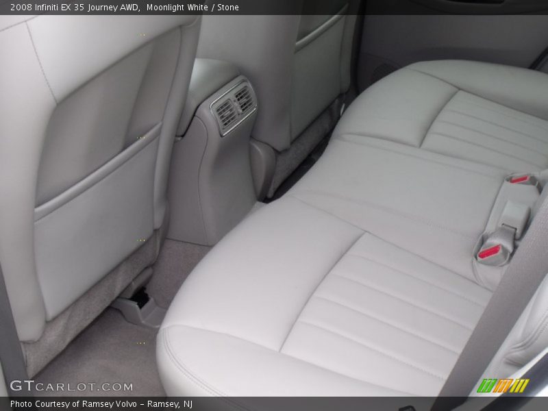 Moonlight White / Stone 2008 Infiniti EX 35 Journey AWD