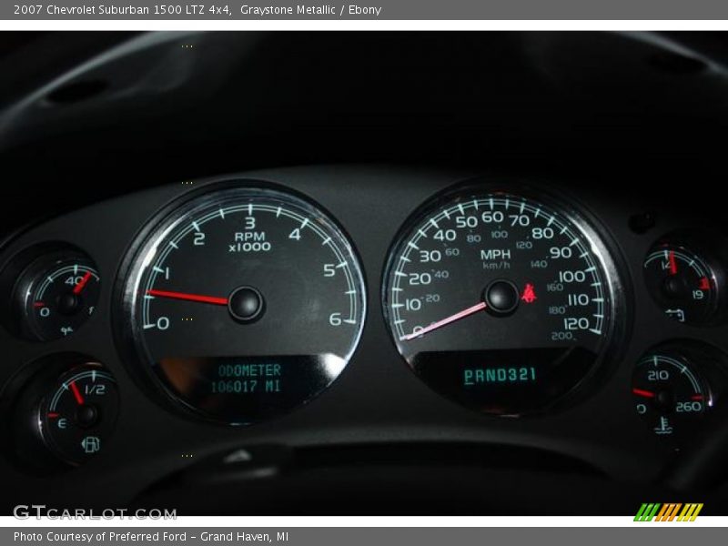 Graystone Metallic / Ebony 2007 Chevrolet Suburban 1500 LTZ 4x4