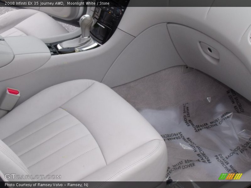 Moonlight White / Stone 2008 Infiniti EX 35 Journey AWD