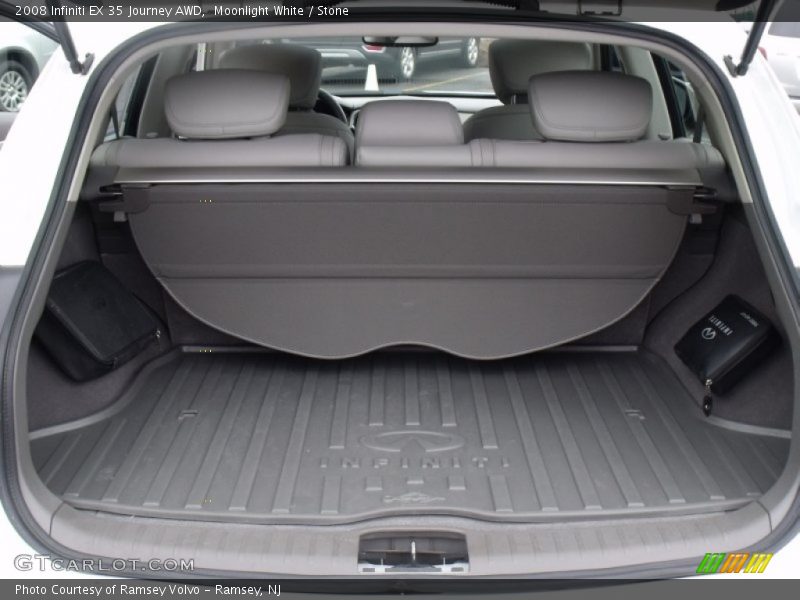 Moonlight White / Stone 2008 Infiniti EX 35 Journey AWD