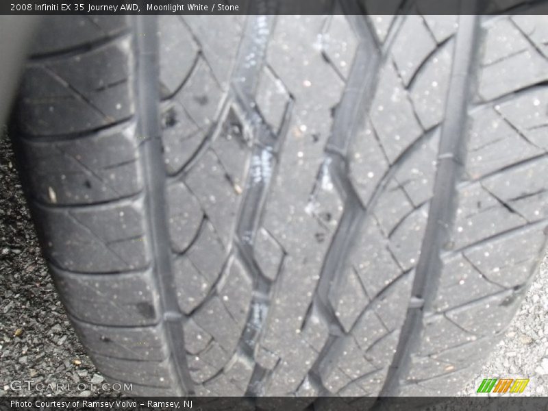 Moonlight White / Stone 2008 Infiniti EX 35 Journey AWD