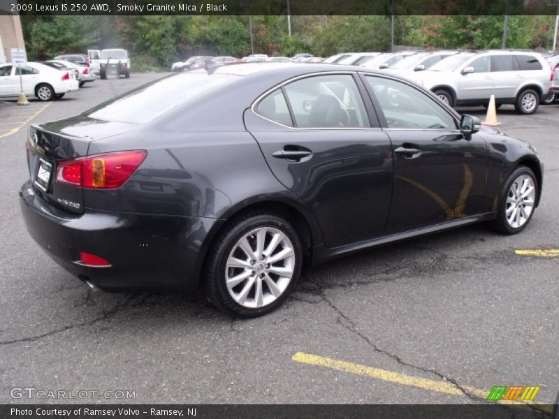 Smoky Granite Mica / Black 2009 Lexus IS 250 AWD