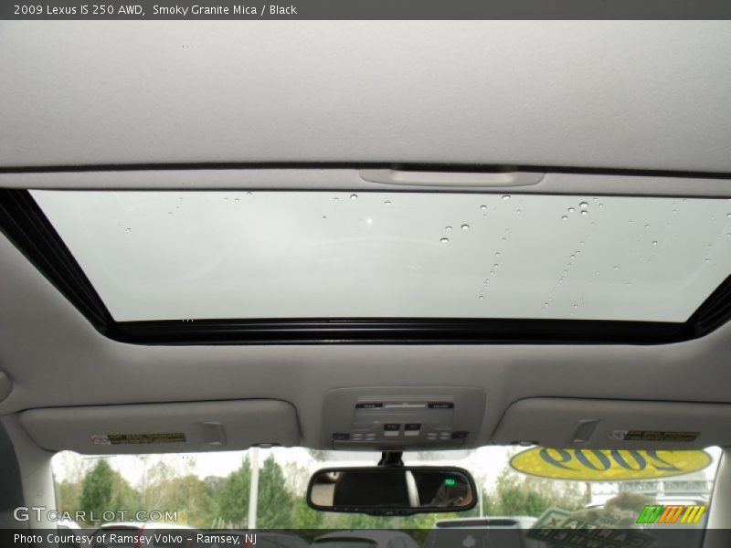 Smoky Granite Mica / Black 2009 Lexus IS 250 AWD