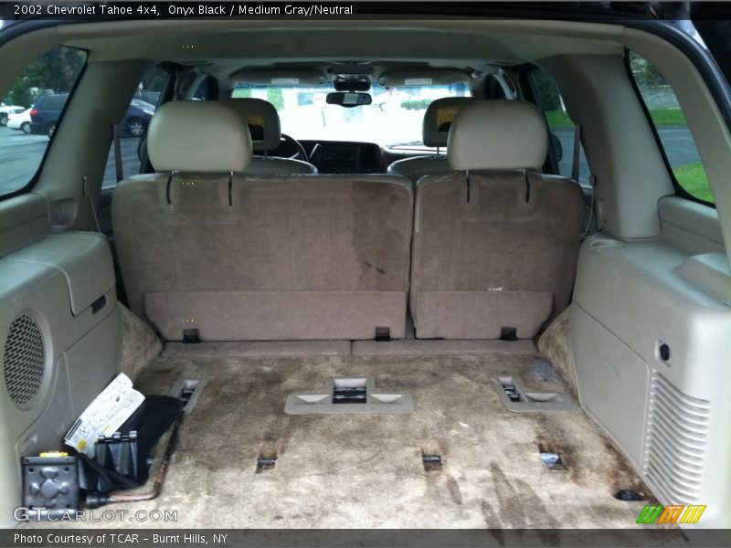 Onyx Black / Medium Gray/Neutral 2002 Chevrolet Tahoe 4x4