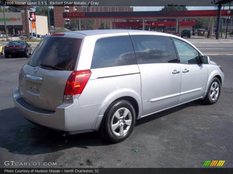 Radiant Silver Metallic / Gray 2008 Nissan Quest 3.5 S