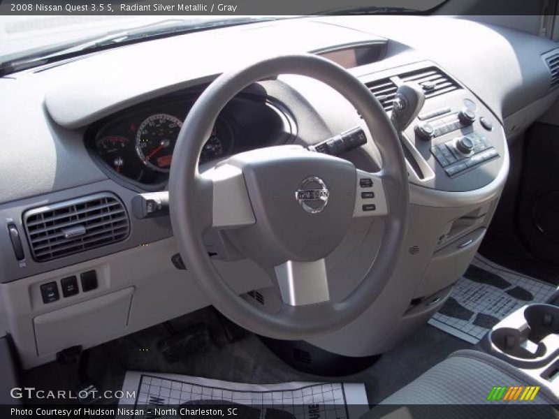 Radiant Silver Metallic / Gray 2008 Nissan Quest 3.5 S