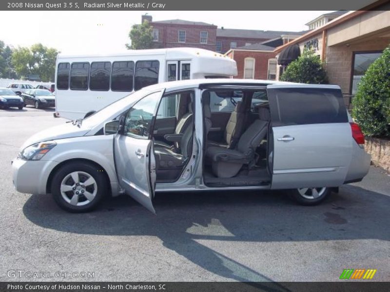 Radiant Silver Metallic / Gray 2008 Nissan Quest 3.5 S