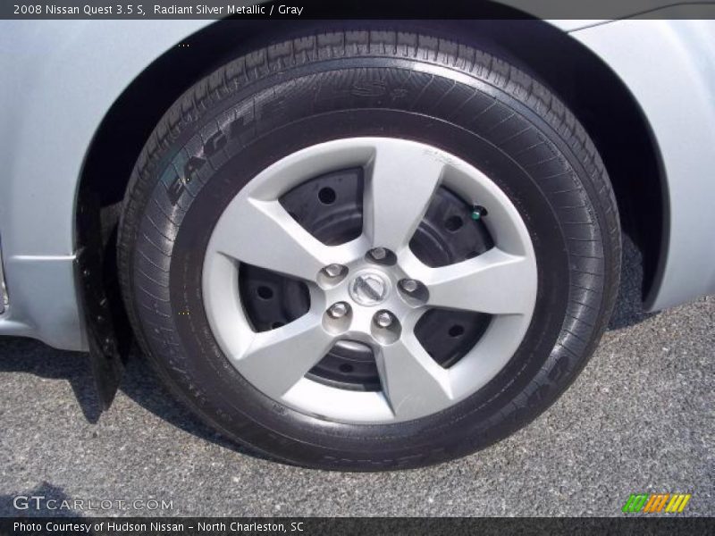 Radiant Silver Metallic / Gray 2008 Nissan Quest 3.5 S