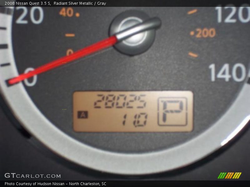 Radiant Silver Metallic / Gray 2008 Nissan Quest 3.5 S