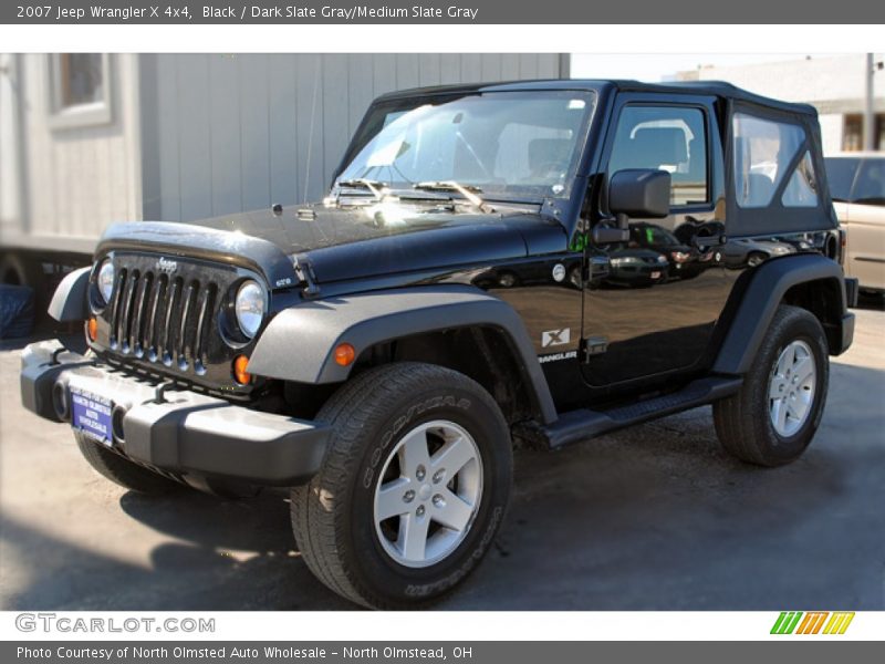 Black / Dark Slate Gray/Medium Slate Gray 2007 Jeep Wrangler X 4x4