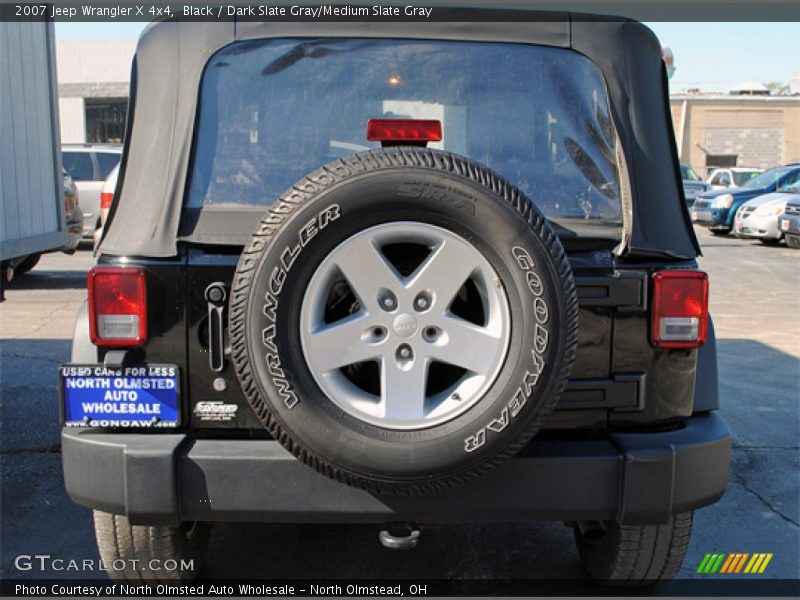 Black / Dark Slate Gray/Medium Slate Gray 2007 Jeep Wrangler X 4x4