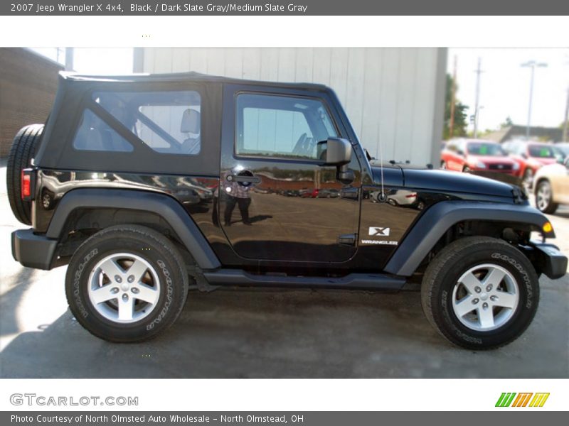 Black / Dark Slate Gray/Medium Slate Gray 2007 Jeep Wrangler X 4x4