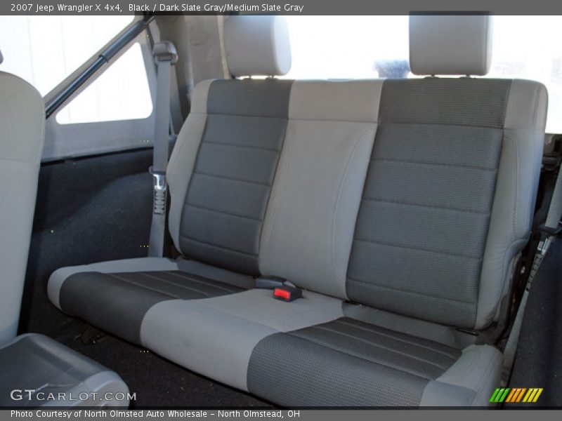 Black / Dark Slate Gray/Medium Slate Gray 2007 Jeep Wrangler X 4x4