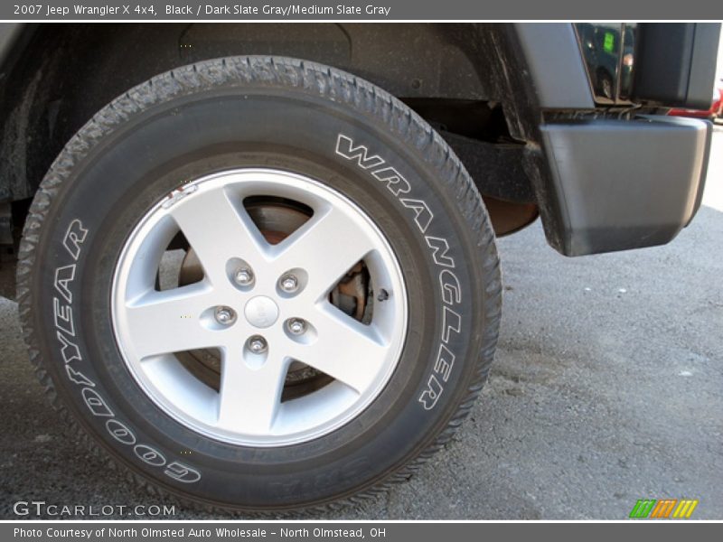 Black / Dark Slate Gray/Medium Slate Gray 2007 Jeep Wrangler X 4x4