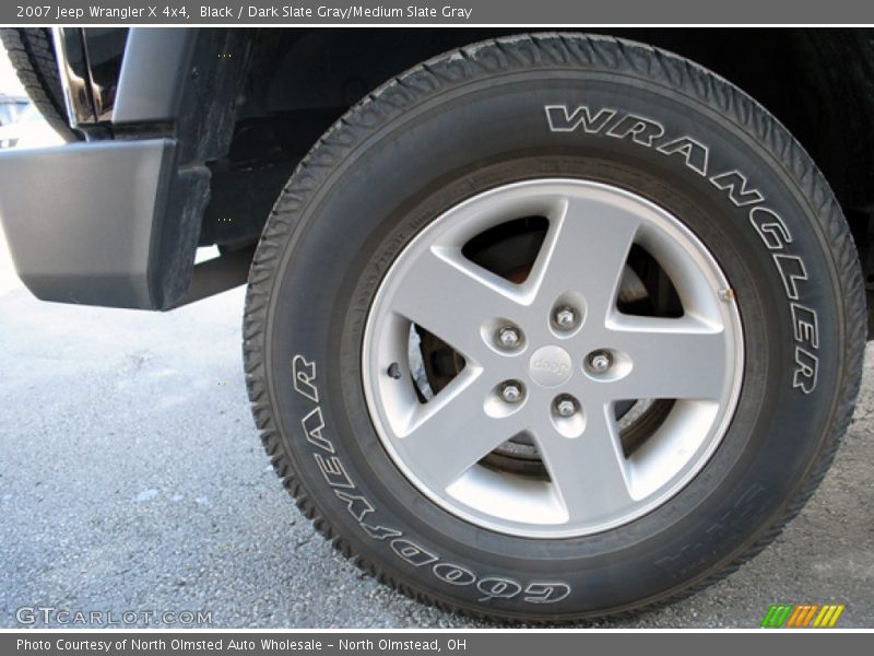 Black / Dark Slate Gray/Medium Slate Gray 2007 Jeep Wrangler X 4x4