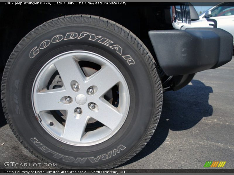 Black / Dark Slate Gray/Medium Slate Gray 2007 Jeep Wrangler X 4x4